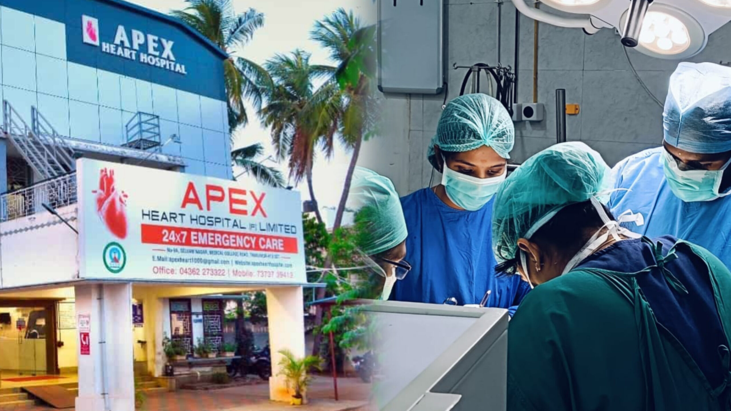 பர்ஃப்யூஷன் மற்றும் கார்டியாக் டெக்னாலஜி இன்டர்ன்ஷிப்பிற்கு முதன்மையானத் தேர்வு : அபெக்ஸ் இதய மருத்துவமனை